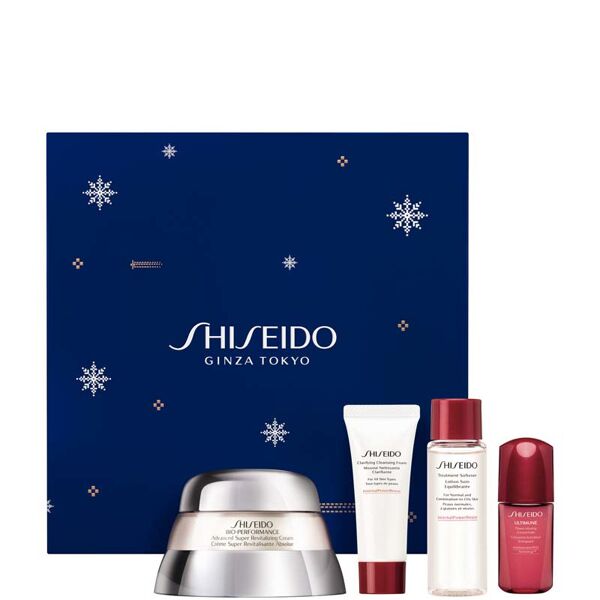 shiseido bio-performance advanced super revitalizing cream confezione bio-performance holiday kit