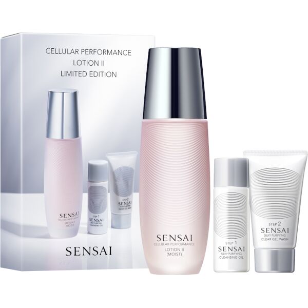 sensai cellular performance lotion ii (moist) - pelli normali, secche o molto secche limited edition 125 ml lotion ii + 30 ml silky purifying cleansin