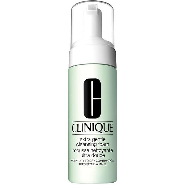 clinique extra gentle cleansing foam - detergente in schiuma - pelli aride e sensibili 125 ml