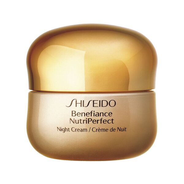 shiseido benefiance nutriperfect night cream spf 15 crema viso notte antirughe pelli secche 50 ml