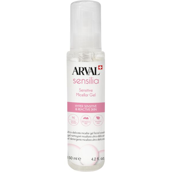 arval sensilia - sensitive micellar gel - gel detergente micellare ultra delicato 150 ml