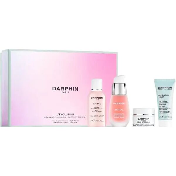 darphin cofanetto l’evolution intral trial set con tonico micellare + crema idratante + siero intral youth + siero capsule vitamina c