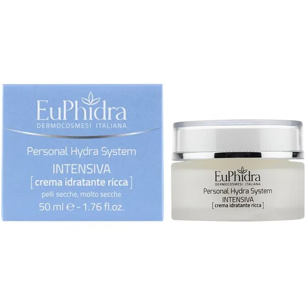 euphidra personal hydra system crema idratante ricca intensiva pelli secche 50ml