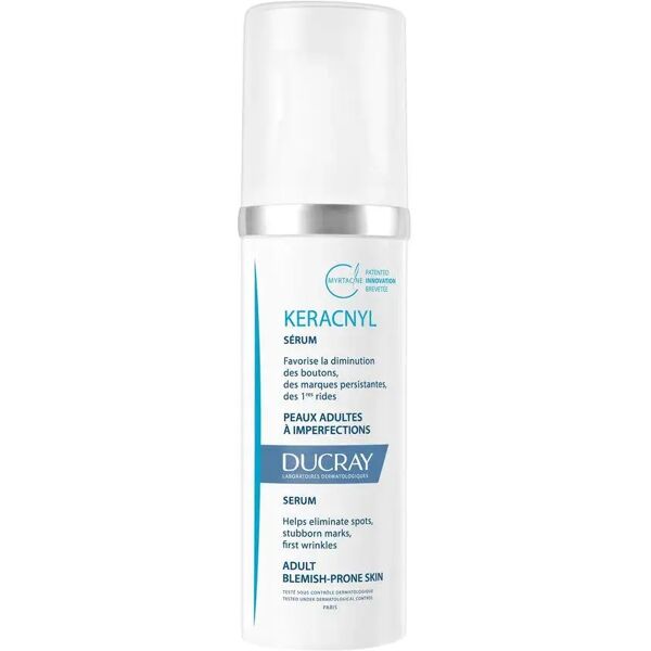 ducray keracnyl siero donna antirughe pelle con imperfezioni 30 ml