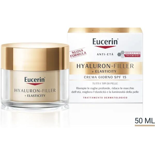 eucerin hyaluron-filler+elasticity crema giorno viso anti-età 50 ml