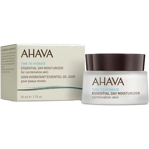 ahava time to hydrate essential crema giorno idratante pelle mista 50 ml