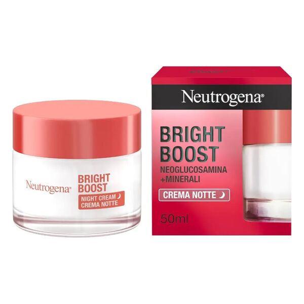 neutrogena bright boost crema notte viso anti-age 50 ml