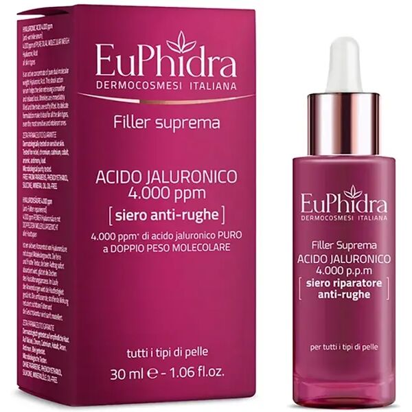 euphidra filler suprema siero antirughe 30 ml