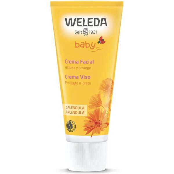 weleda baby calendula crema viso protettiva idratante 50 ml