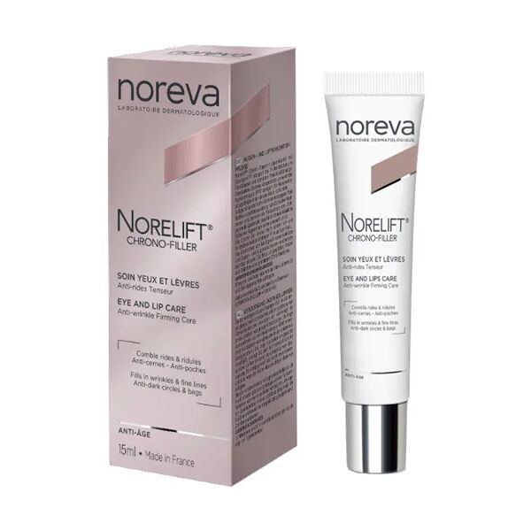 noreva norelift soin crema anti-età contorno occhi e contorno labbra 15 ml