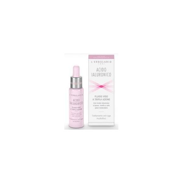 l'erbolario fluido acido ialuronico viso tripla azione 28 ml