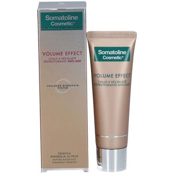 somatoline cosmetic volume effect collo e décolleté ristrutturante anti age 50 ml