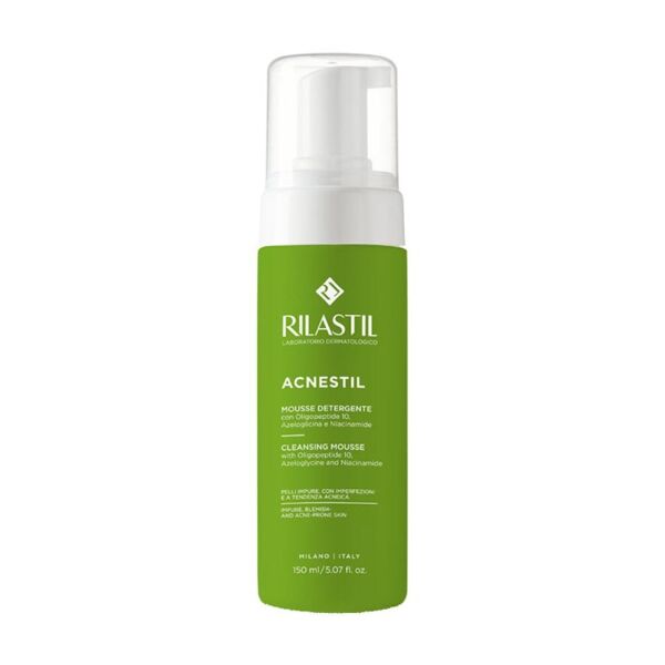 rilastil acnestil mousse detergente viso pelle mista e grassa 150 ml