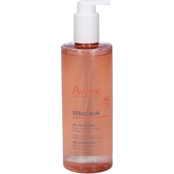 avene avène xeracalm nutrition gel detergente viso e corpo per pelli secche e sensibili 500 ml