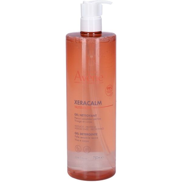 avene avène xeracalm nutrition gel detergente viso e corpo per pelli secche e sensibili 750 ml