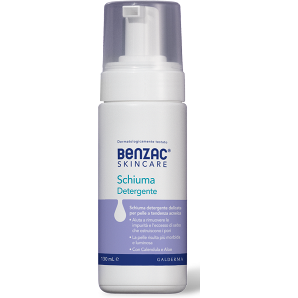 benzac skincare schiuma detergente 130 ml