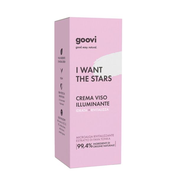 goovi i want the stars - crema viso illuminante 50 ml