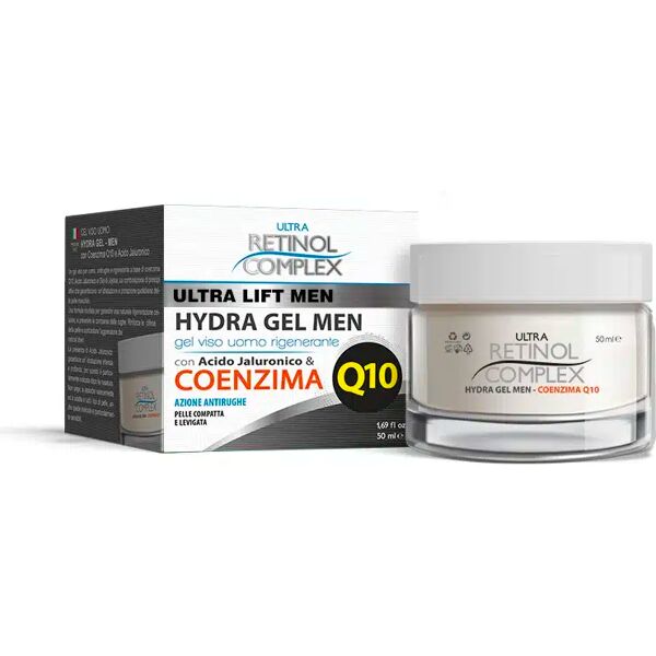 hydra gel men con coenzima q10 50ml crema viso uomo rigenerante