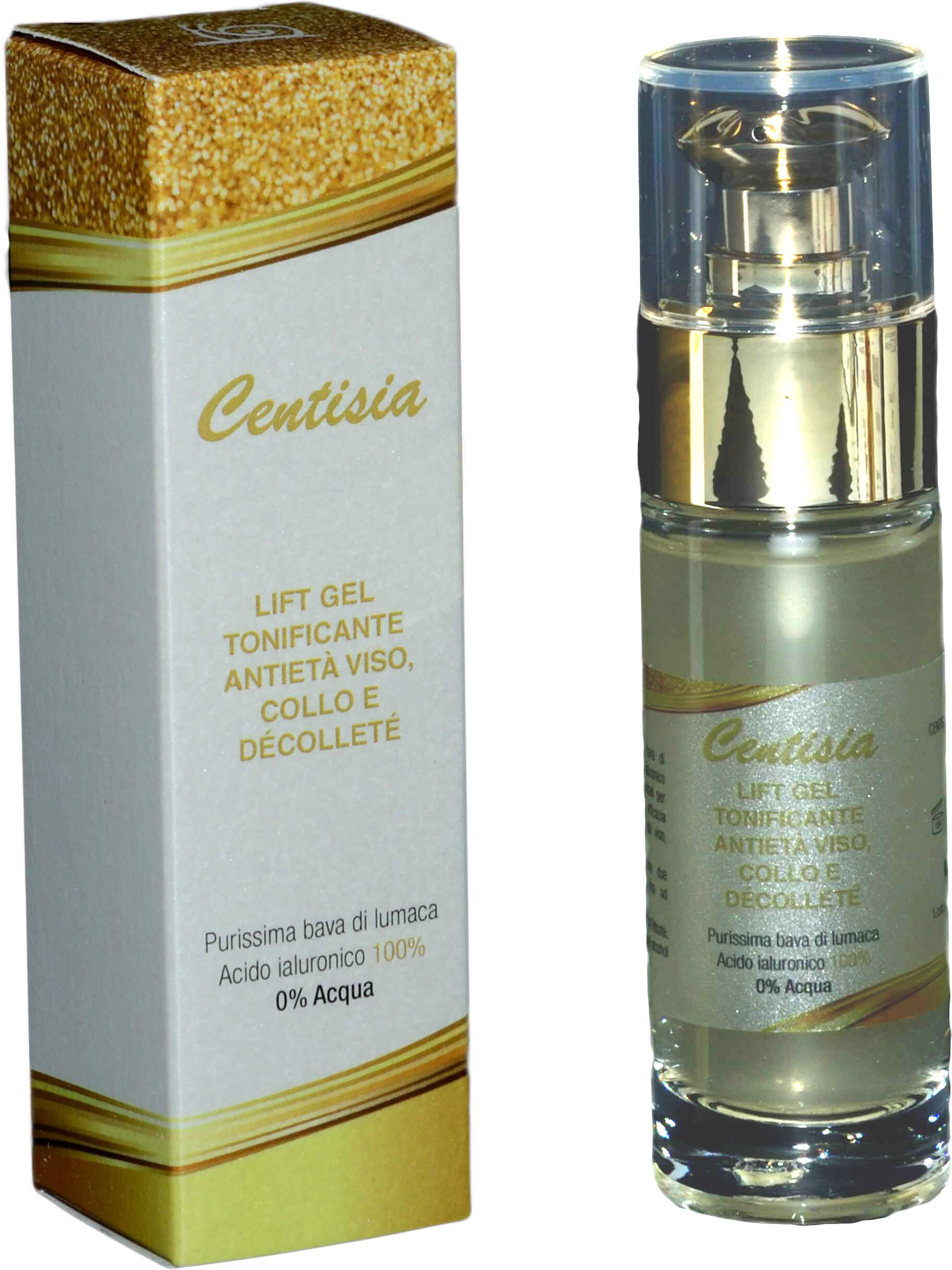 Centisia Lift gel bava lumaca e acido ialuronico 100% 30ml