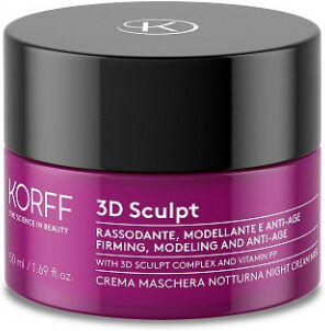 Korff 3d Sculpt Crema Maschera Notturna Viso E Collo Effetto Boost