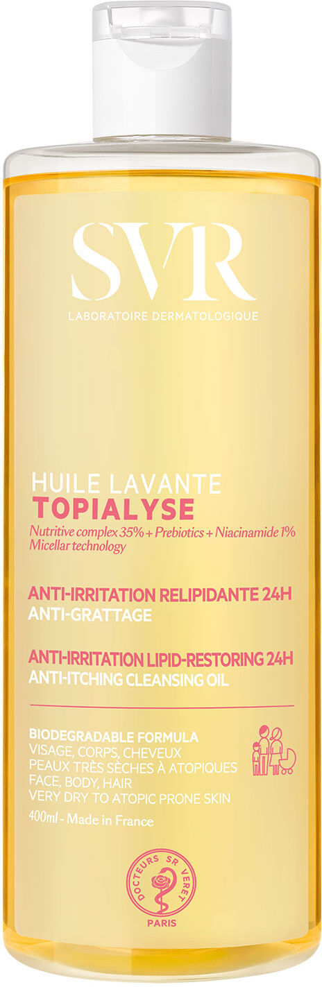 Laboratoires Svr Svr - Topialyse Huile Lavante 400ml Nuova Formula