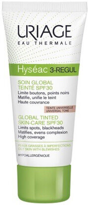 Uriage Hysèac 3-Regul Trattamento Globale Colorato SPF 30 Anti-imperfezioni Viso