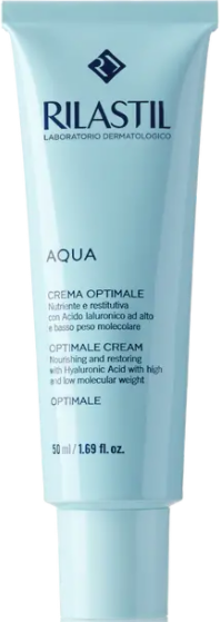 Rilastil Aqua Crema Optimale Idratante Viso Pelle Normale a Secca 50 ml