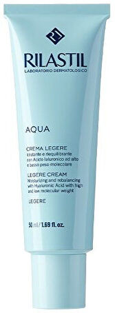 Rilastil Aqua Legere Crema Idratante Viso Pelle Normale e Mista 50 ml