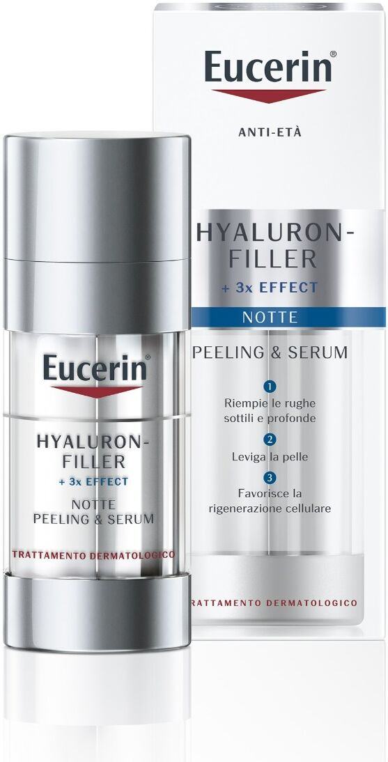 Eucerin Hyaluron-Filler Peeling & Serum Notte Anti-età 30 ml