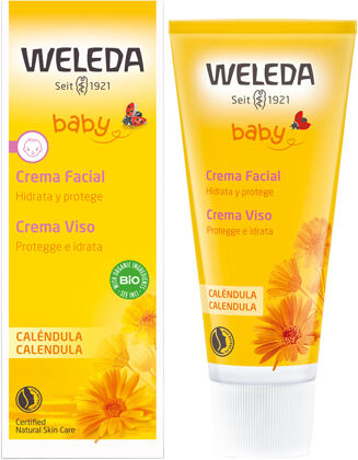 Weleda Baby Calendula Crema Viso Protettiva Idratante 50 ml