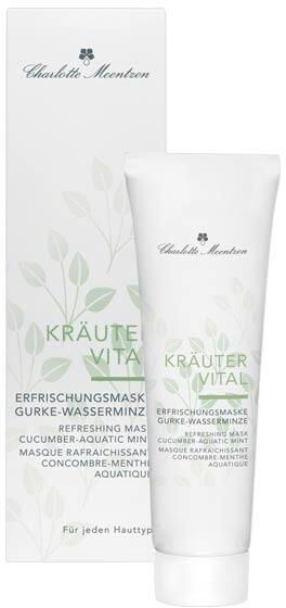 Charlotte Meentzen Kräutervital Maschera rinfrescante cetriolo-menta acquatica 30 ml