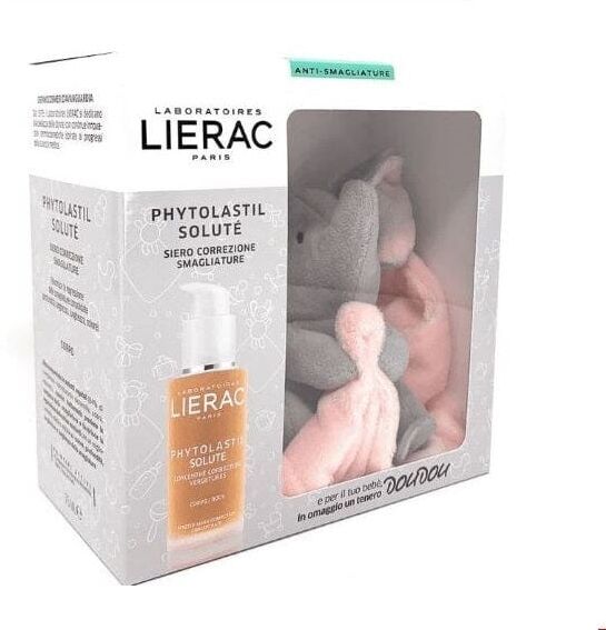 LIERAC Cofanetto Phytolastil Solutè Siero Corpo 75 Ml + Doudou Rosa