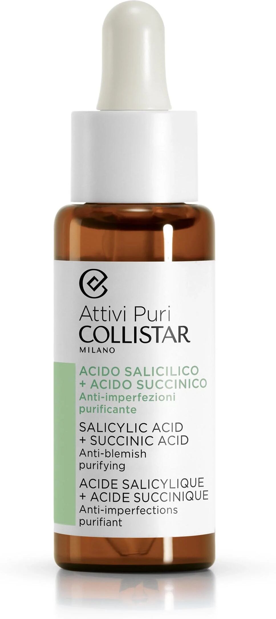 Collistar Attivi Puri Acido Salicilico + Acido Succinico Anti-Imperfezioni Purificante 30 ml