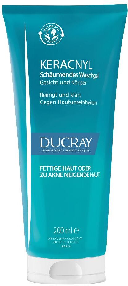 Ducray Keracnyl Gel Det 200ml