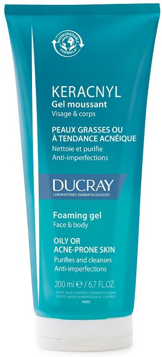 Ducray Keracnyl Gel*det.200ml