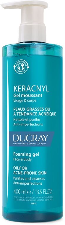 Ducray Keracnyl Gel Det.400ml