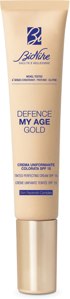 Bionike Defence My Age Gold Crema Uniformante Colorata Spf15 40ml