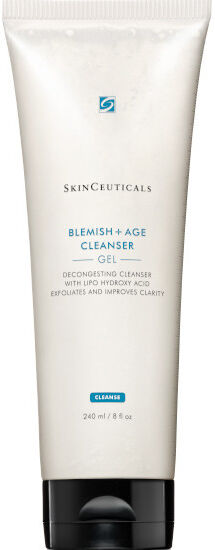 Skinceuticals Blemish + Age Cleanser Gel Detergente Ed Esfoliante A Base Di Acido Salicilico, Glicolico E Lha 240ml