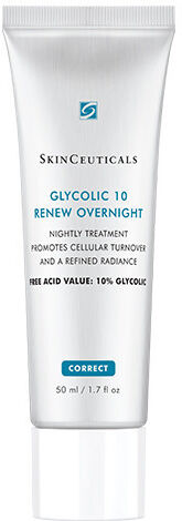 Skinceuticals Glycolic 10 Renew Overnight Fluido Notte Che Promuove Il Turnover Cellulare E Dona Luminosità Alla Pelle Con Acido Glicolico 50ml