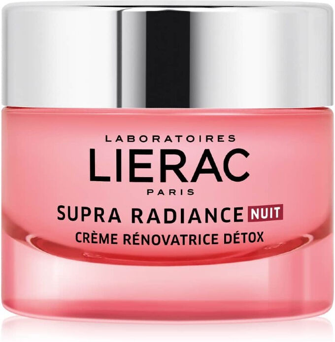 Lierac Supra Radiance Crema Viso Detox Antietà Rinnovatrice Notte 50ml