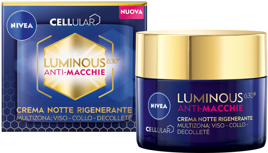 Nivea Cellular Luminous630 Anti-macchie Crema Notte Rigenerante Viso 50ml