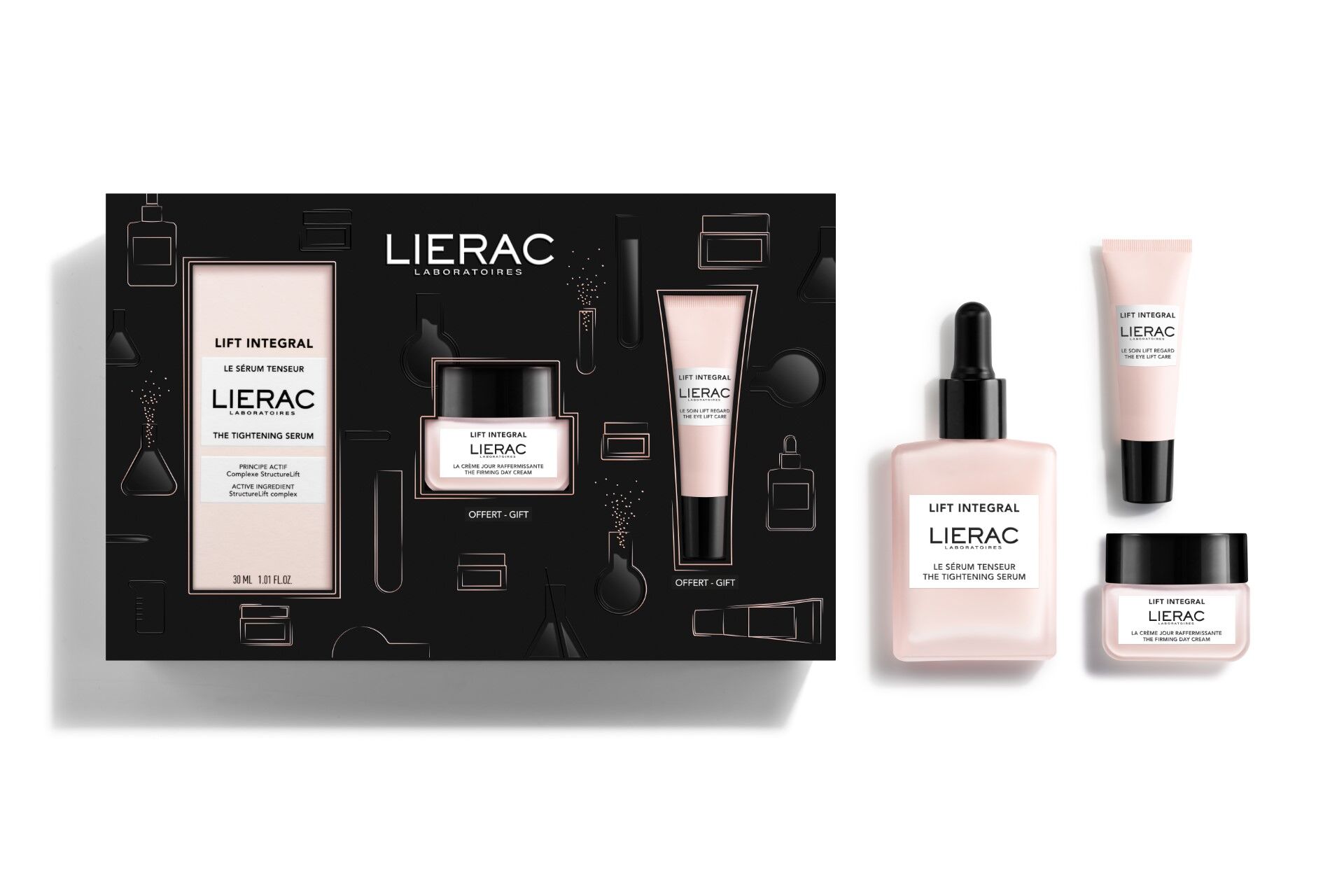 Lierac Lift Integral Cofanetto Siero 30ml + Crema 20ml + Trattamento Occhi 7,5ml