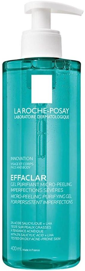 L'Oreal La Roche Posay  Benessere Termale Pelli Grasse Effaclar Duo+ Gel Micro-peeling Purificante 400 ml