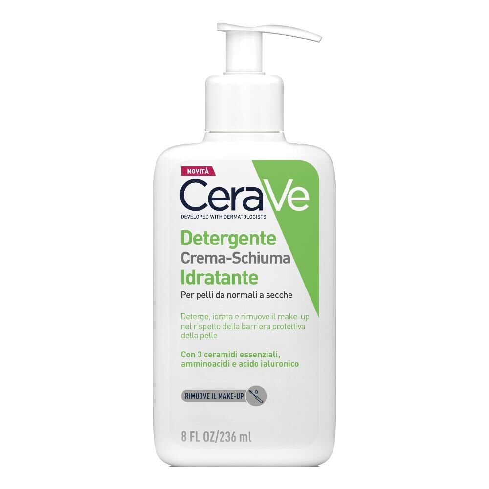 L'Oreal CeraVe Detergente Crema-Schiuma Idratante Viso 236 ml