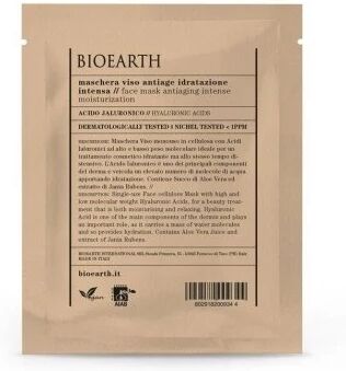 bioearth Maschere Viso Maschera Viso Anti-Age all'Acido Ialuronico