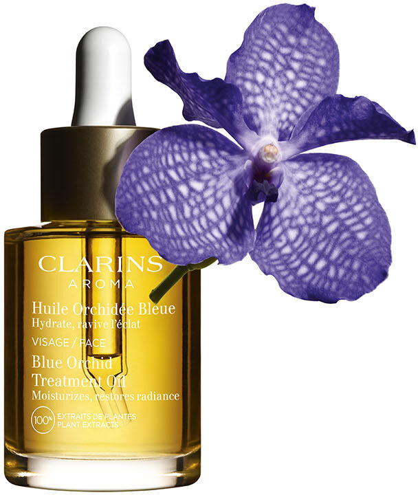 Clarins Olio viso Huile Orchidée Bleue - pelle disidratata