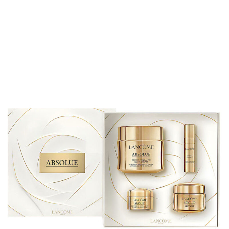 Lancome Absolue Crème Fondante Soft cream Confezione 60 ML Crema Viso Giorno + 5 ML Crema Occhi + 15 ML Crema Viso Giorno Ricca + 5 ML Siero Viso