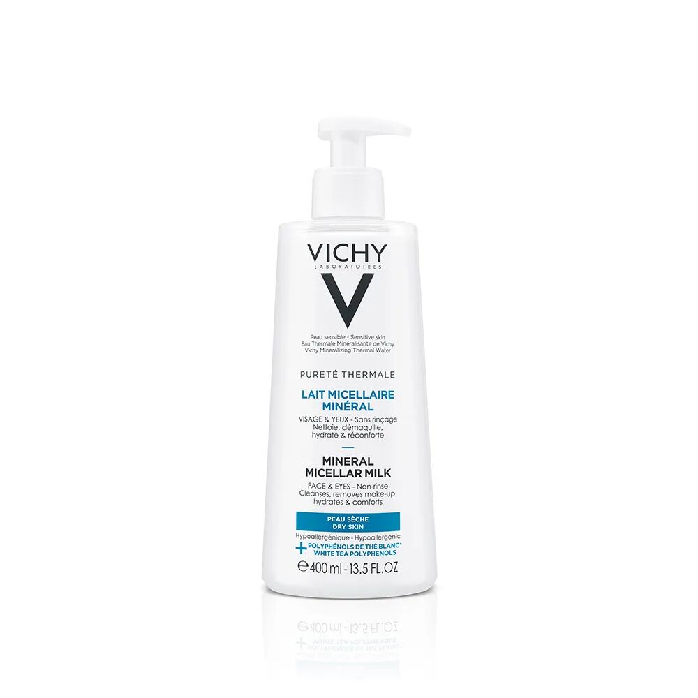 Vichy Pureté Thermale Latte Detergente Micellare Minerale Pelle Secca 400 ml