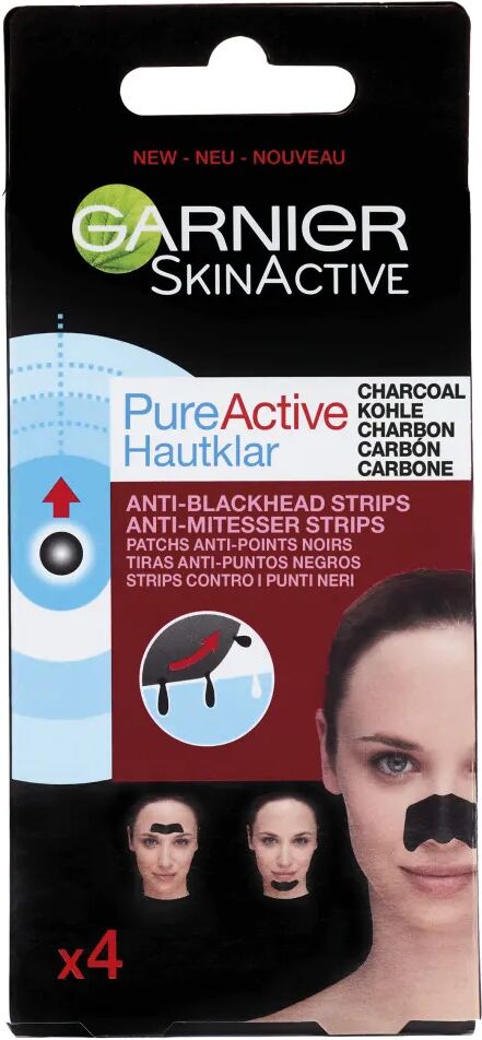 Garnier Skinactive Strips Viso Pure Active Charcoal Zona-T 12 Pezzi