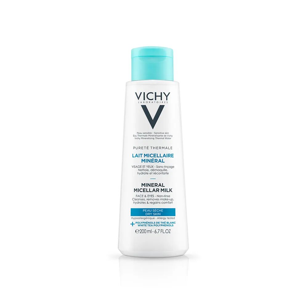 Vichy Pureté Thermale Latte Detergente Micellare Minerale Pelle Secca 200 ml